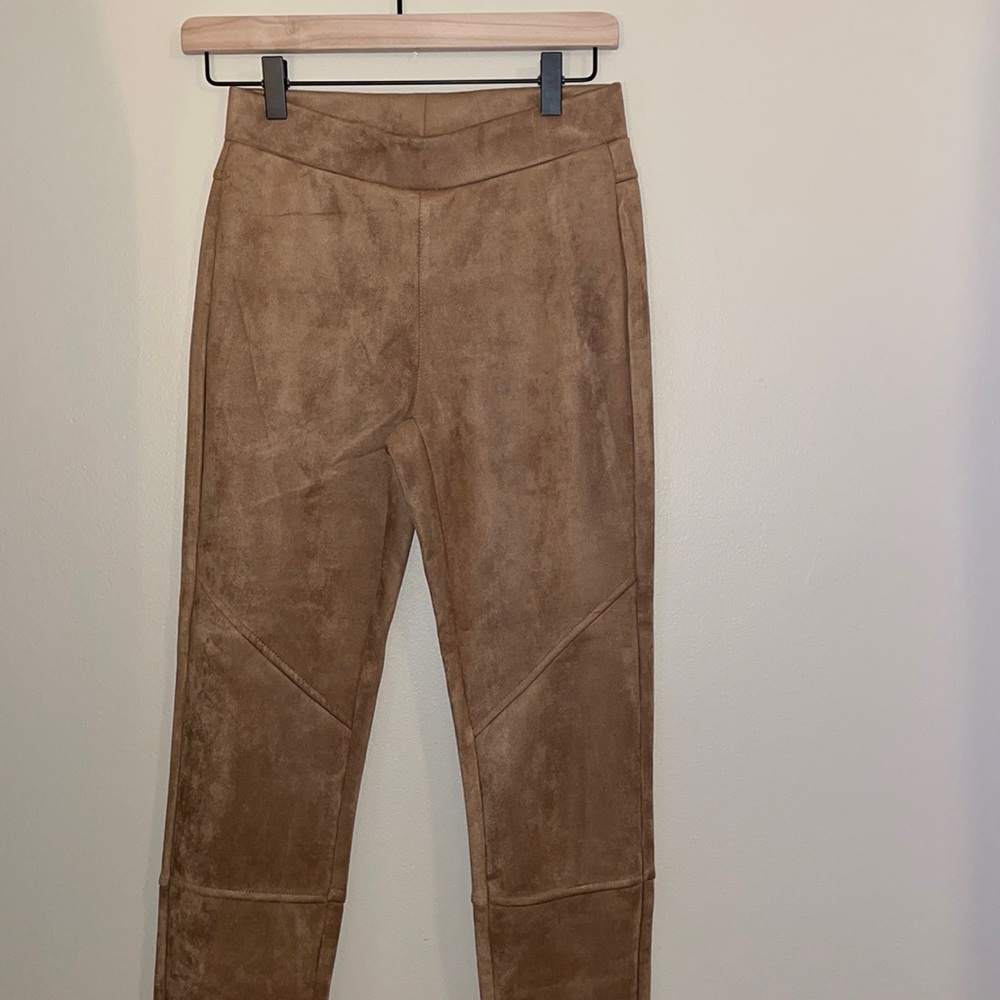 Philosophy vegan suede legging pants